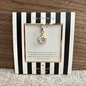 Kate Spade Doughnut Donut Rhinestone Charm
